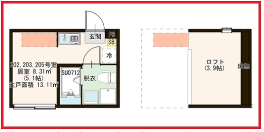 フルハウスの間取り