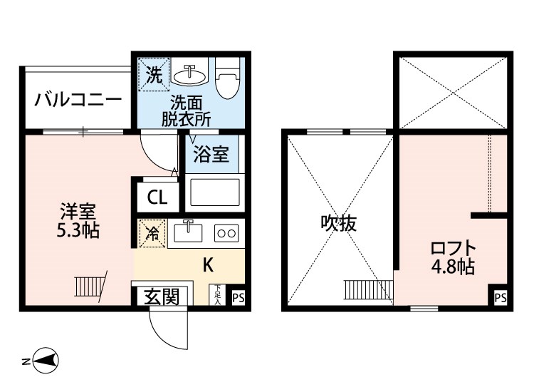 ヒルズ古出来の間取り