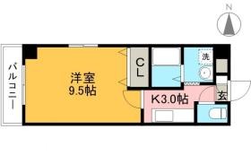 高知市上町のマンションの間取り