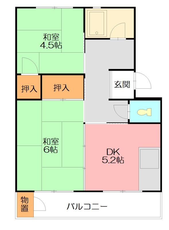 平塚田村の間取り