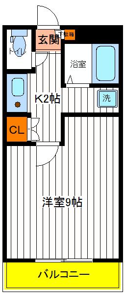 立川市幸町のマンションの間取り