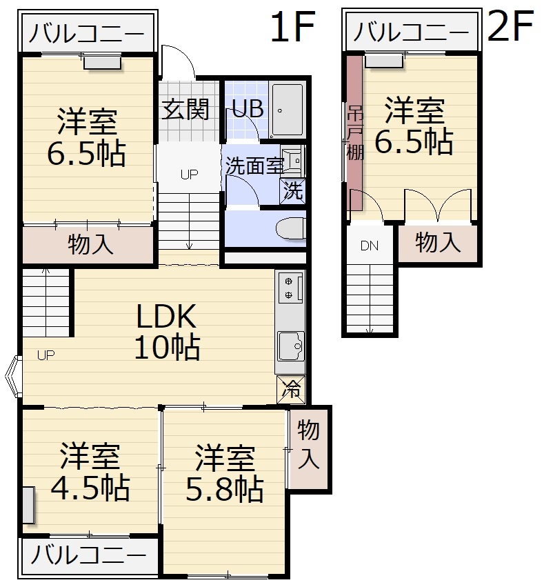 レジデンシャル久方の間取り