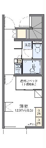 レオパレストビスの間取り