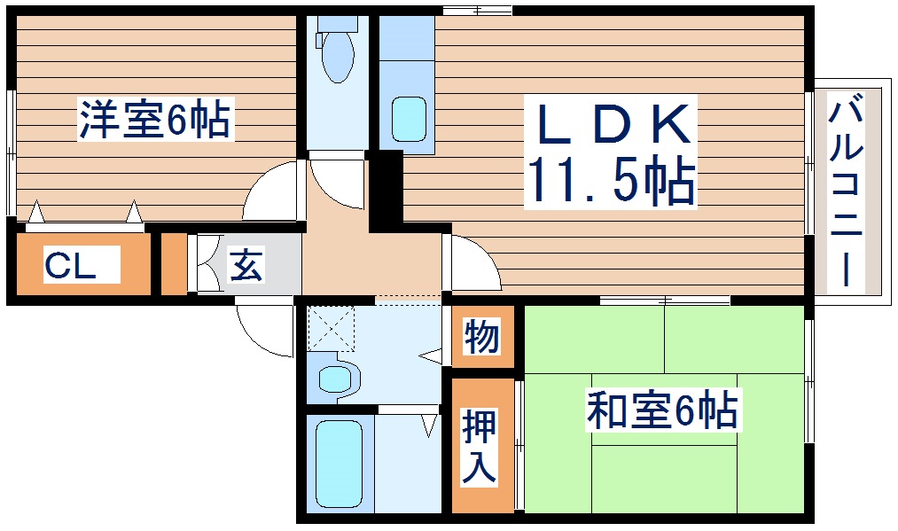 グランシャリオの間取り