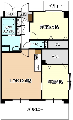 プルミエマルシェの間取り