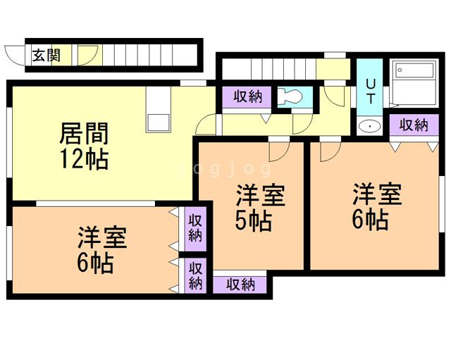 コスモ平岸の間取り