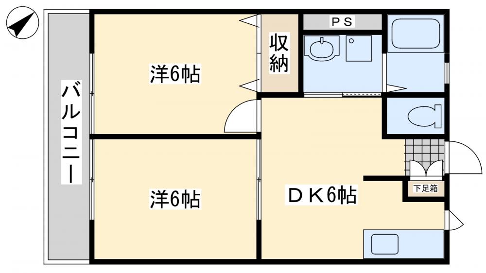 サンハイムせんり2の間取り