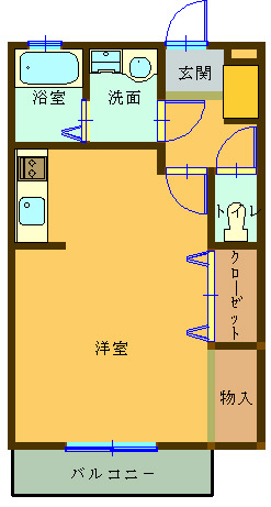 アメニテイストRyuoの間取り