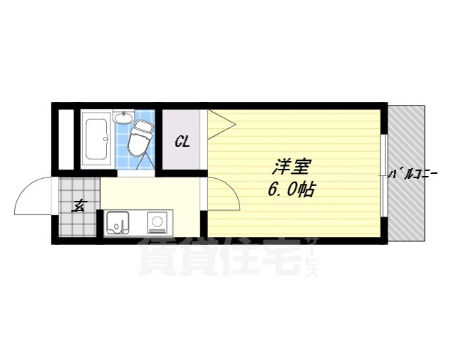 新石切ハイツの間取り