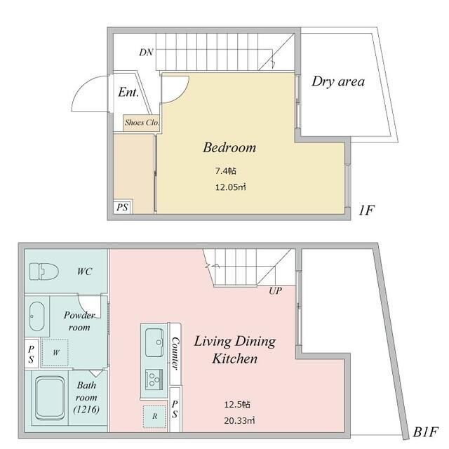 ＬｉｖｅＦｌａｔ学芸大学の間取り