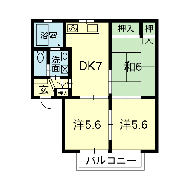 ウエスト　ビューの間取り