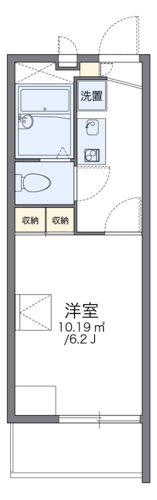 レオパレス待兼キャンパスの間取り