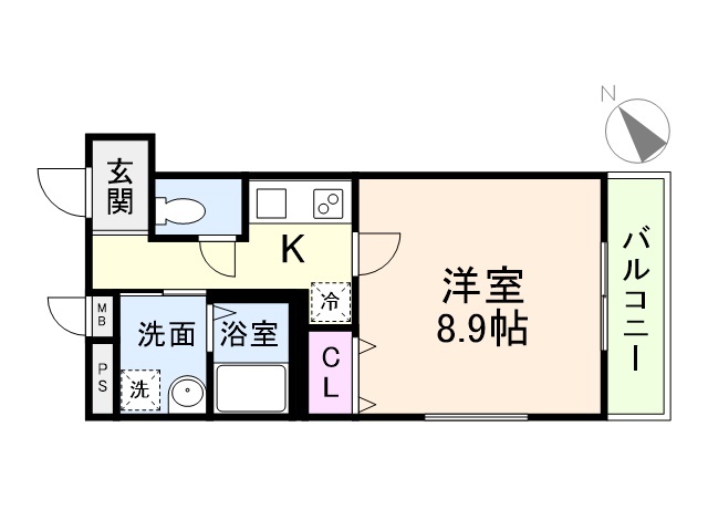 フジパレス高石綾園の間取り