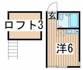 神奈川県横浜市金沢区町屋町（アパート）の賃貸物件の間取り