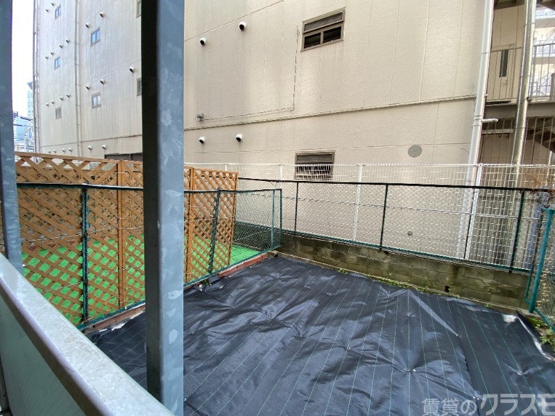 バルコニー　専用庭です！