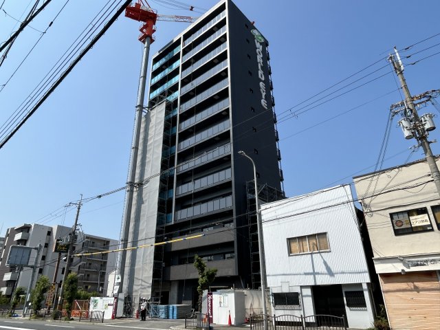 建物外観　建設中