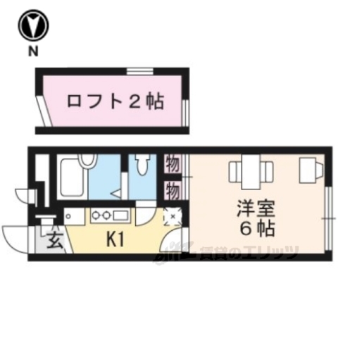 レオパレス墨染の間取り写真
