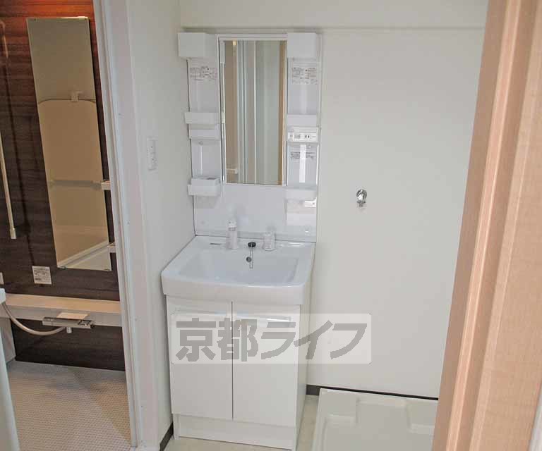 洗面設備　収納あり洗面所