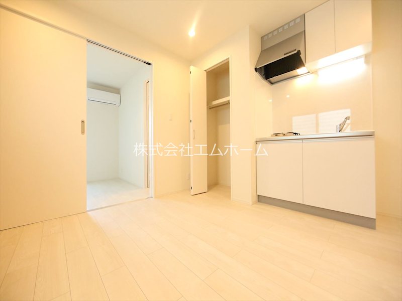 居室・リビング　ＤＫ6.6帖　システムキッチン　クローゼット付