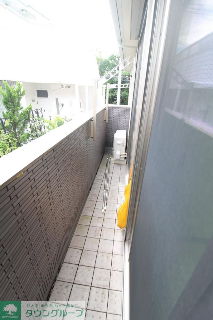 バルコニー　庭