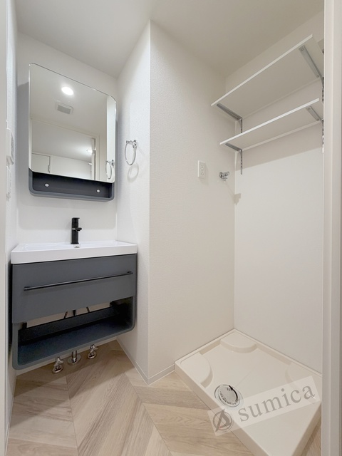 洗面設備　洗面脱衣所付き！独立洗面台が便利です♪♪