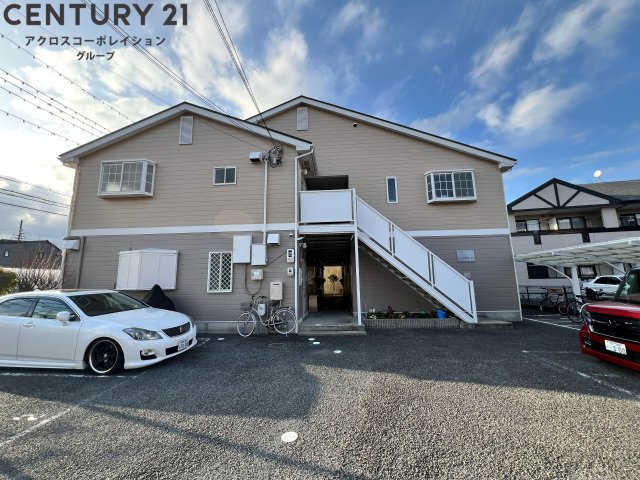 建物外観　敷地内にバイク置場あり！