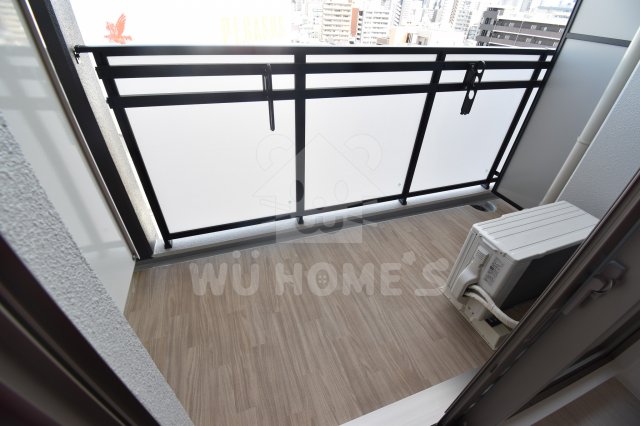 バルコニー　お洗濯にも便利なバルコニー付き