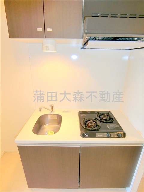 キッチン　2口ガスシステムキッチン