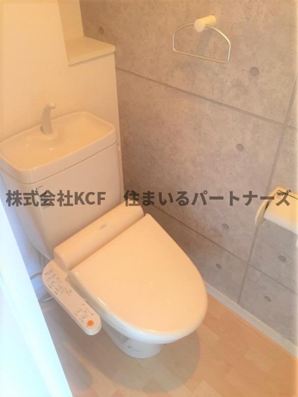 トイレ　ゆったりとした空間のトイレです