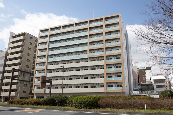 建物外観　最寄り駅から徒歩３分のペット可のマンションです