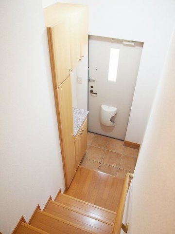 玄関　収納もある玄関です