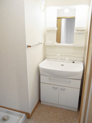 洗面設備　広い洗面スペース