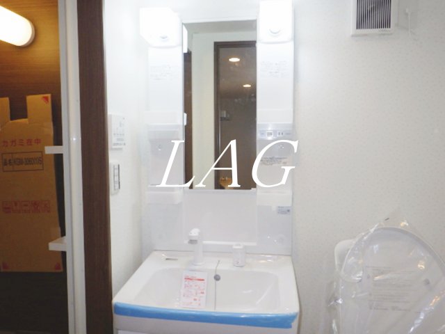 洗面設備　洗面台です。