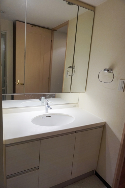 洗面設備　※前回募集時の写真です