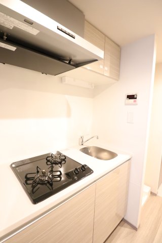 キッチン　コンパクトなキッチンで掃除もラクラク