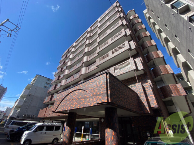 建物外観　札幌市中央区南５条西「プレサント南５西９」