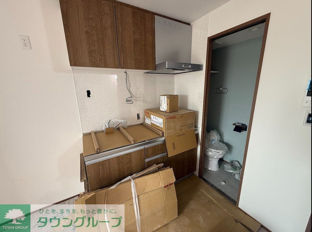 キッチン　建築中