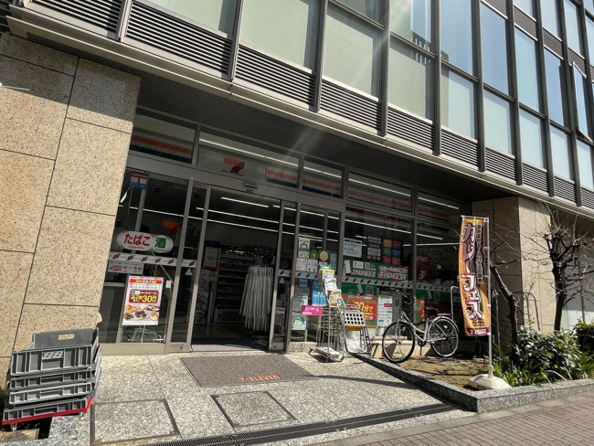 コンビニ　セブンイレブン 築地日刊スポーツ本社店（コンビニ）まで156m