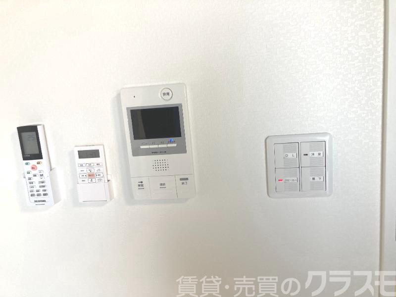 セキュリティ　来訪者が確認できるモニターホン♪