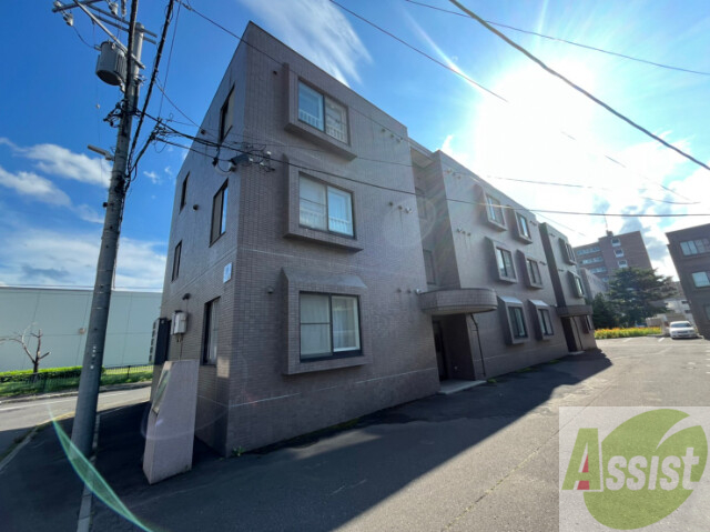 建物外観　札幌市北区篠路３条「グランデール壱番館」