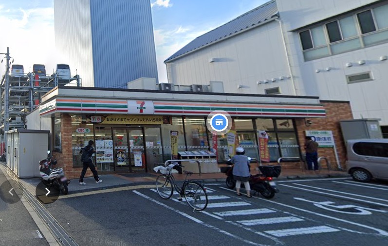 コンビニ　セブンイレブン 大阪諏訪4丁目店（コンビニ）まで245m