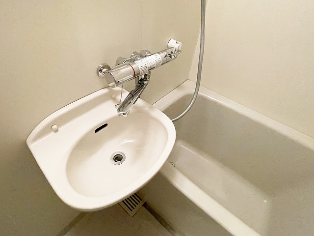 洗面設備　コンパクトで使いやすい洗面所