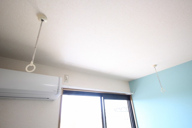 その他設備　室内物干しです