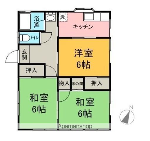 沢村貸住宅の間取り写真