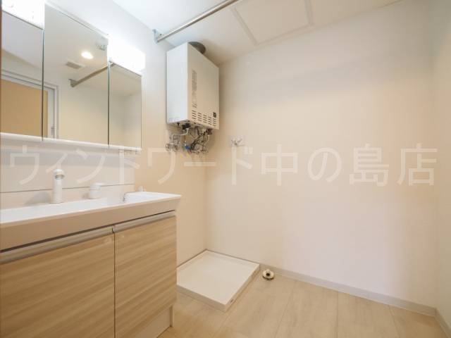 洗面設備　詳細は、ウィンドワード中の島店までご相談下さい。