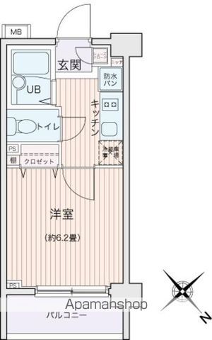 エコロジー都立大学レジデンスの間取り写真