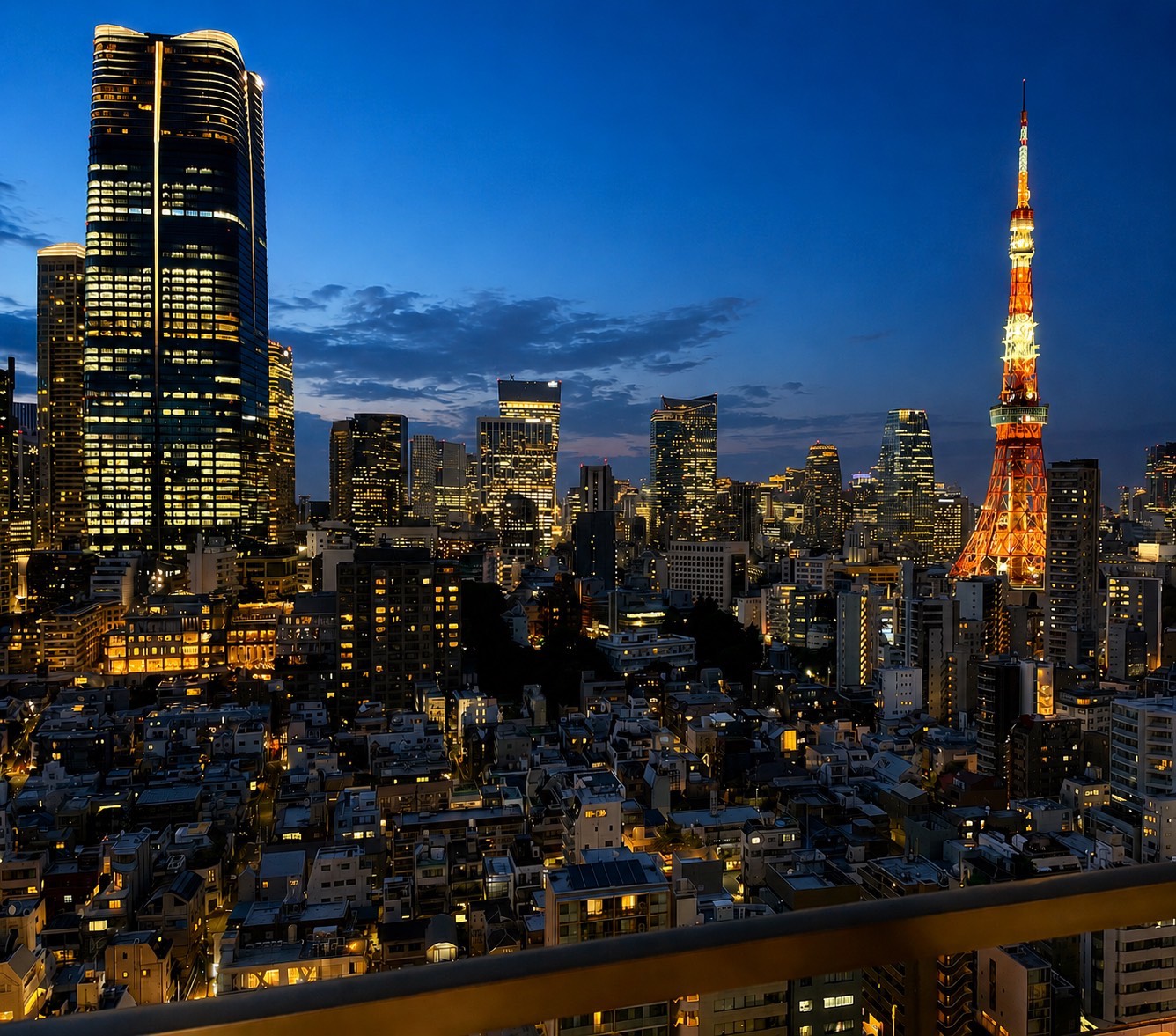 その他　室内からの夜景