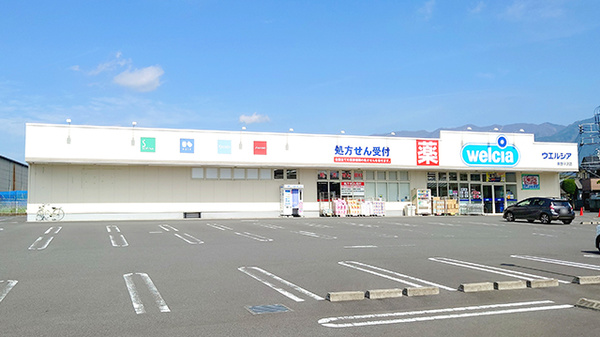 ドラックストア　ウエルシア秦野平沢店（ドラッグストア）まで460m