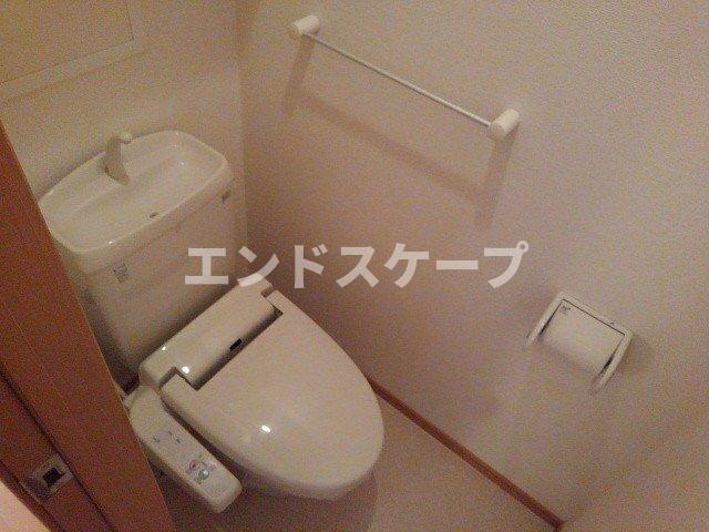 上信電鉄 佐野のわたし駅 徒歩21分 2階建 築19年のトイレ写真
