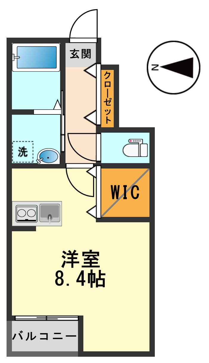 ＪＲ総武線快速 新小岩駅 徒歩18分 2階建 築3年の間取り写真